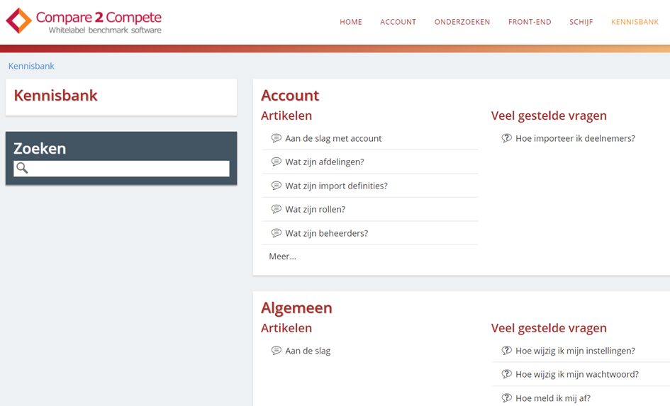 De nieuwe Kennisbank bevat alle achtergrond informatie die je nodig hebt De nieuwe Kennisbank bevat alle achtergrond informatie die je nodig hebt