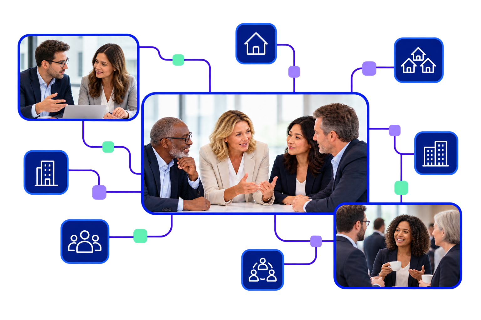 Connected organisations and professionals